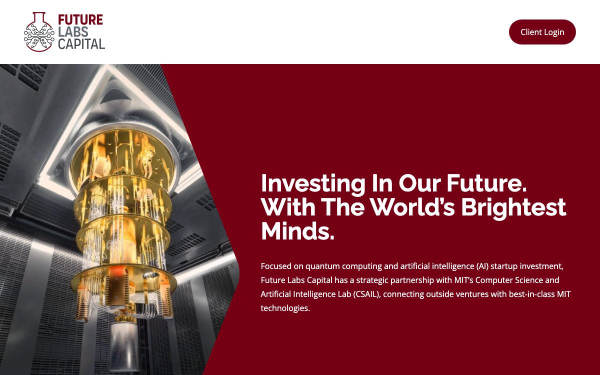 Future Labs Capital website preview