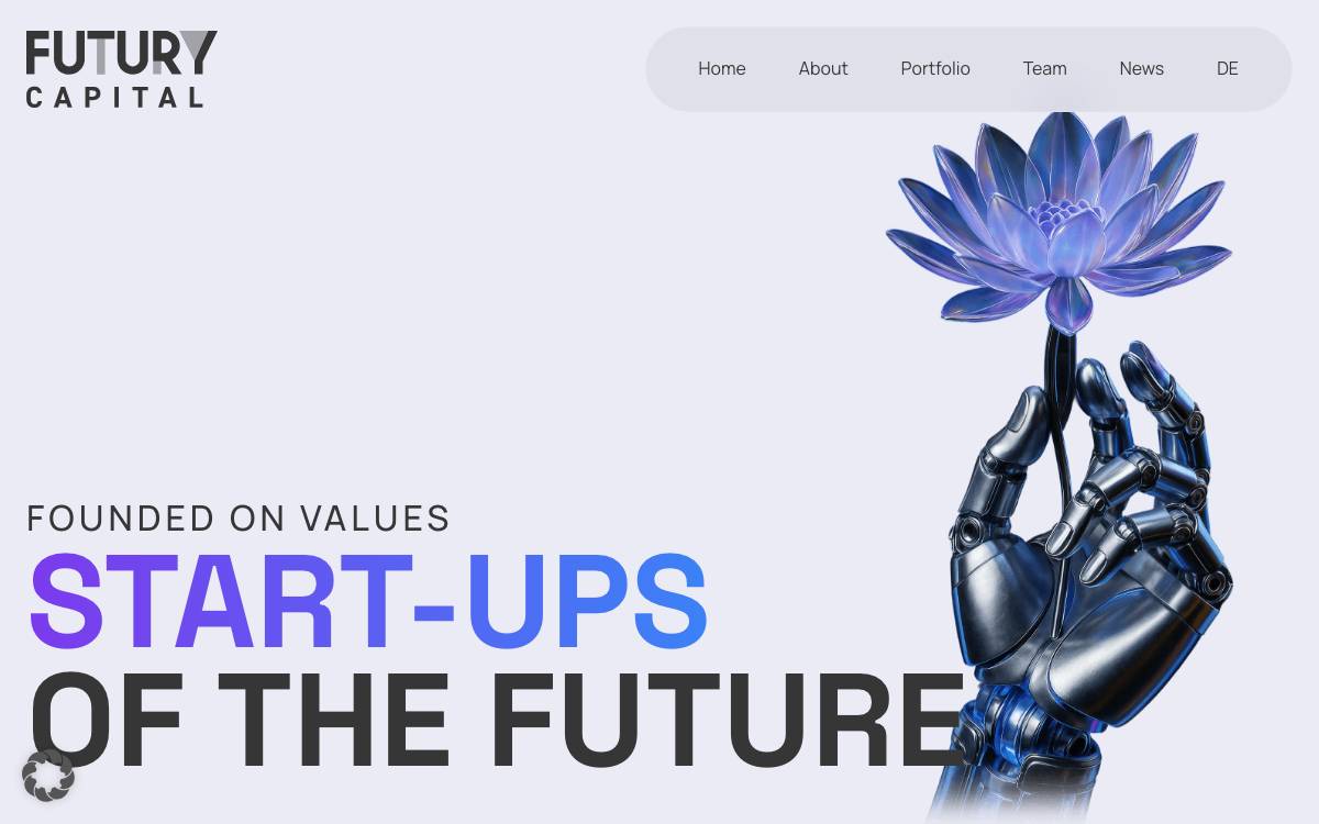Futury Capital website preview