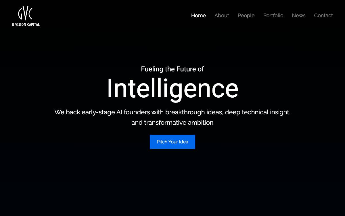 G Vision Capital website preview