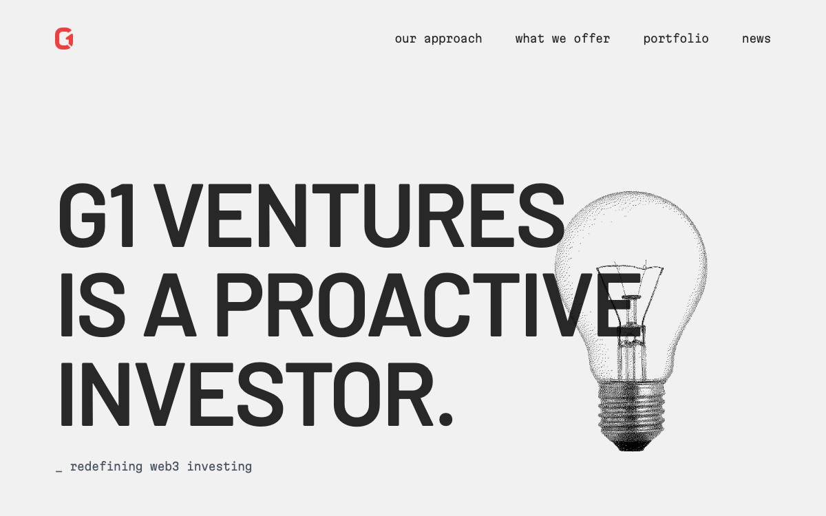 G1 Ventures website preview