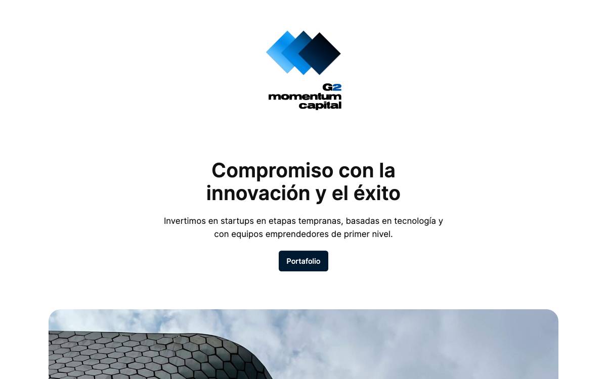 G2 Momentum Capital website preview