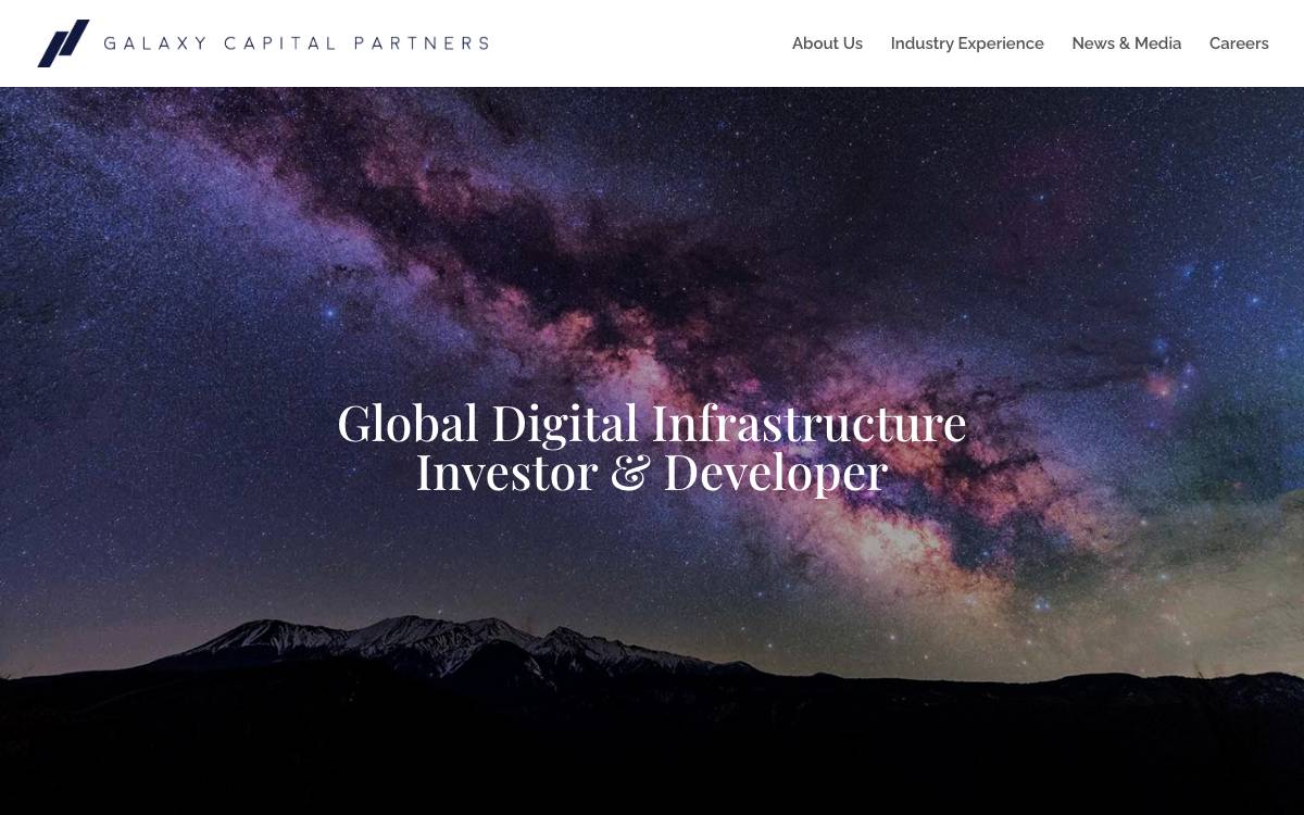 Galaxy Capital Partners website preview