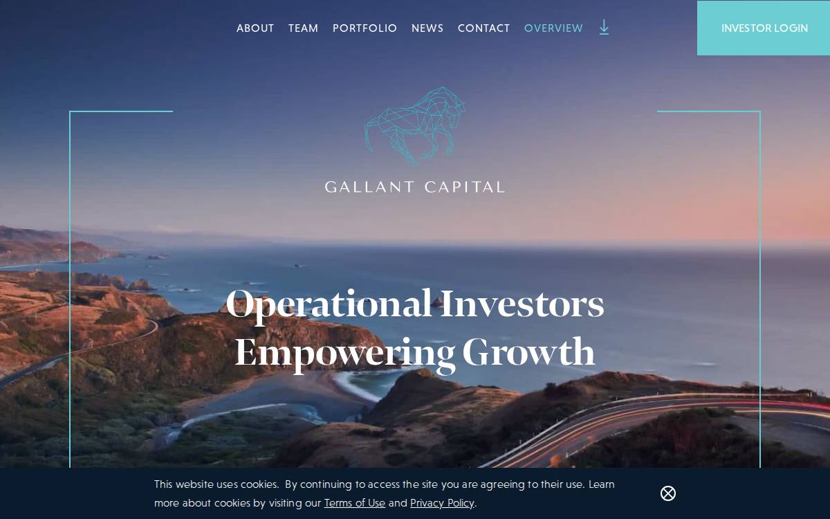 Gallant Capital website preview