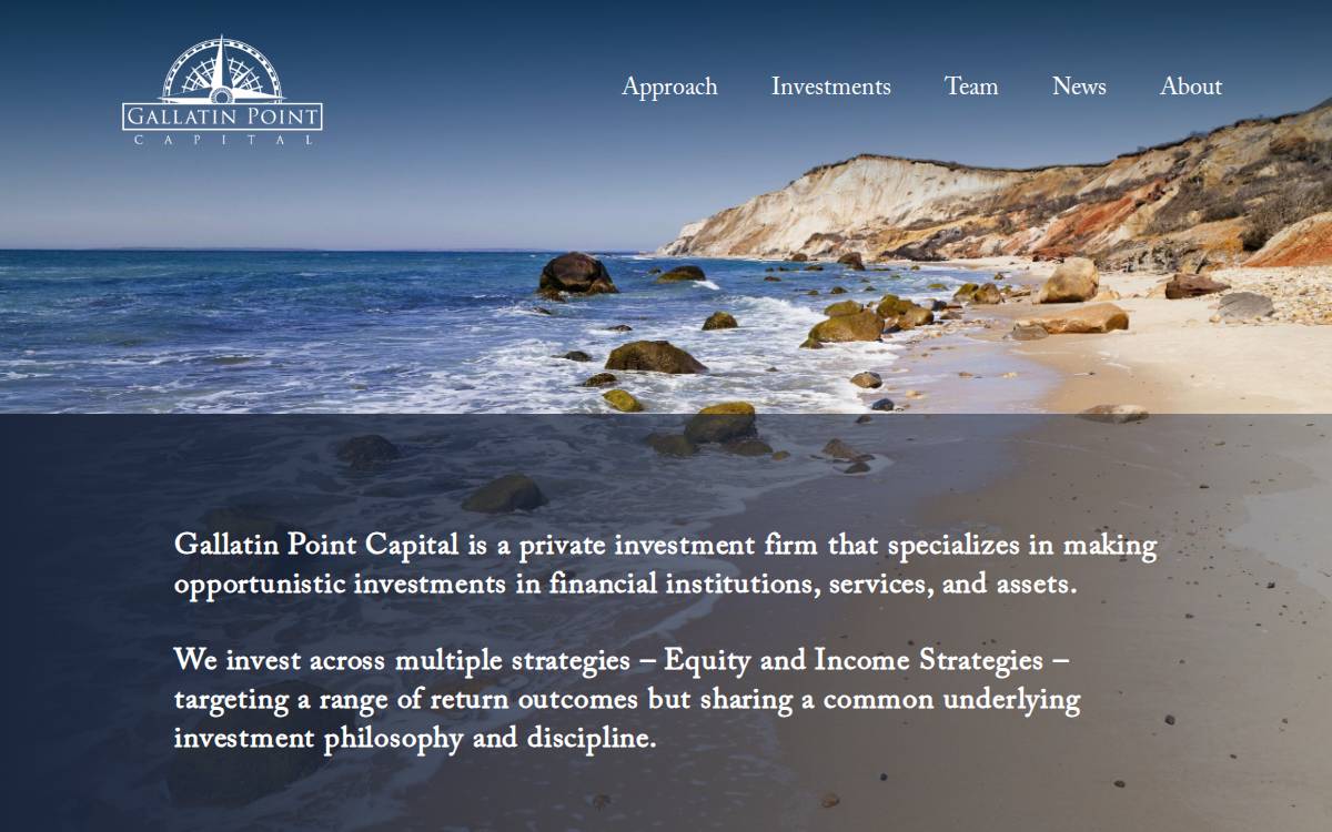 Gallatin Point Capital website preview