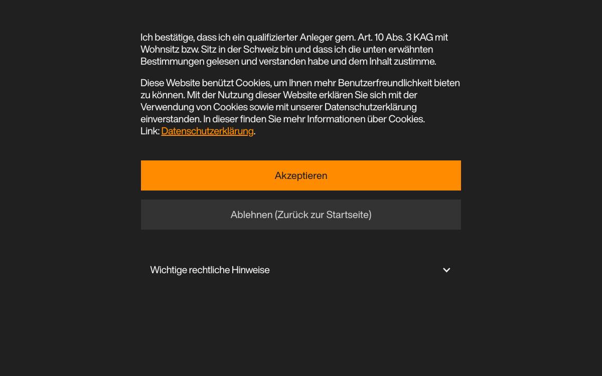 Gamma Financials website preview