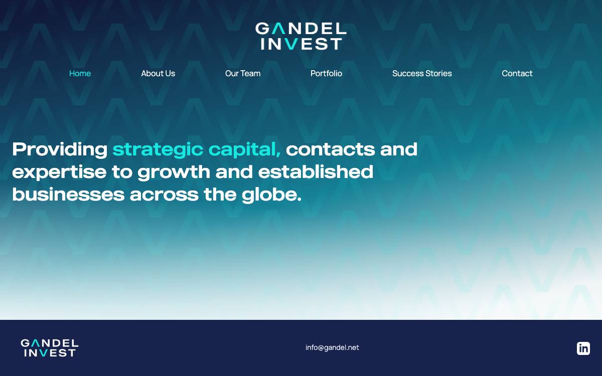 Gandel Invest website preview