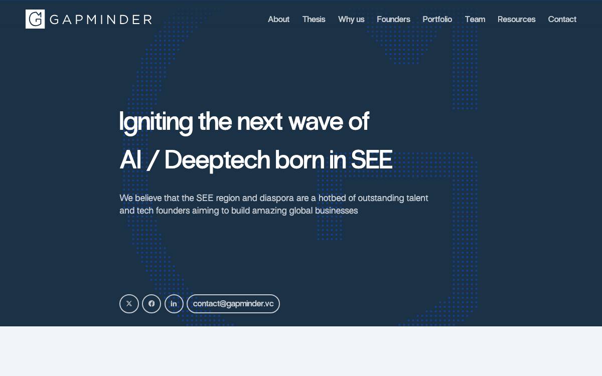 GapMinder website preview