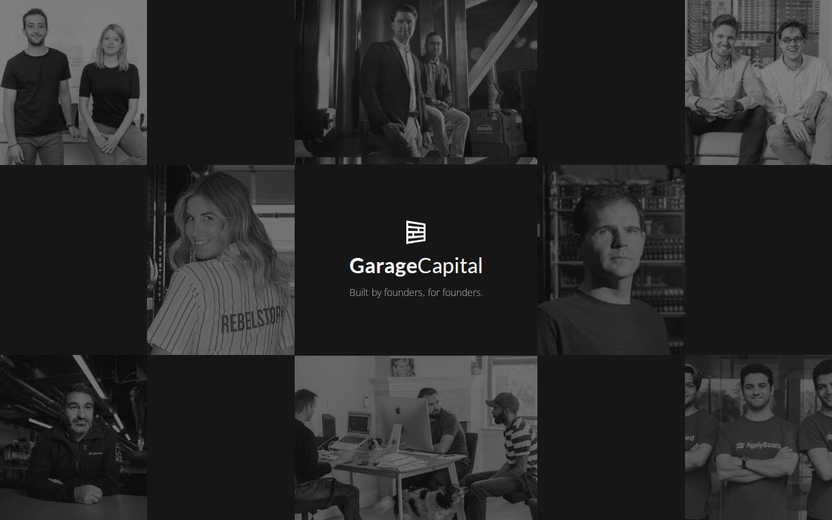 Garage Capital website preview