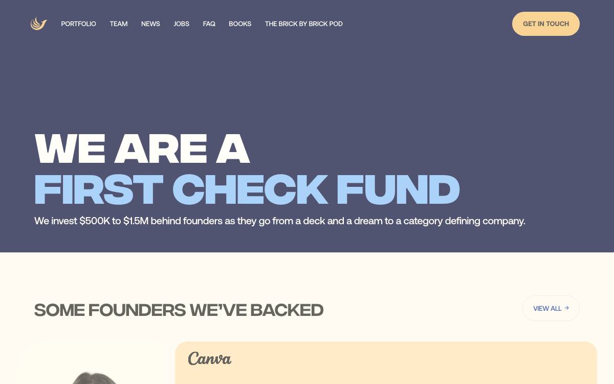 Garuda Ventures website preview