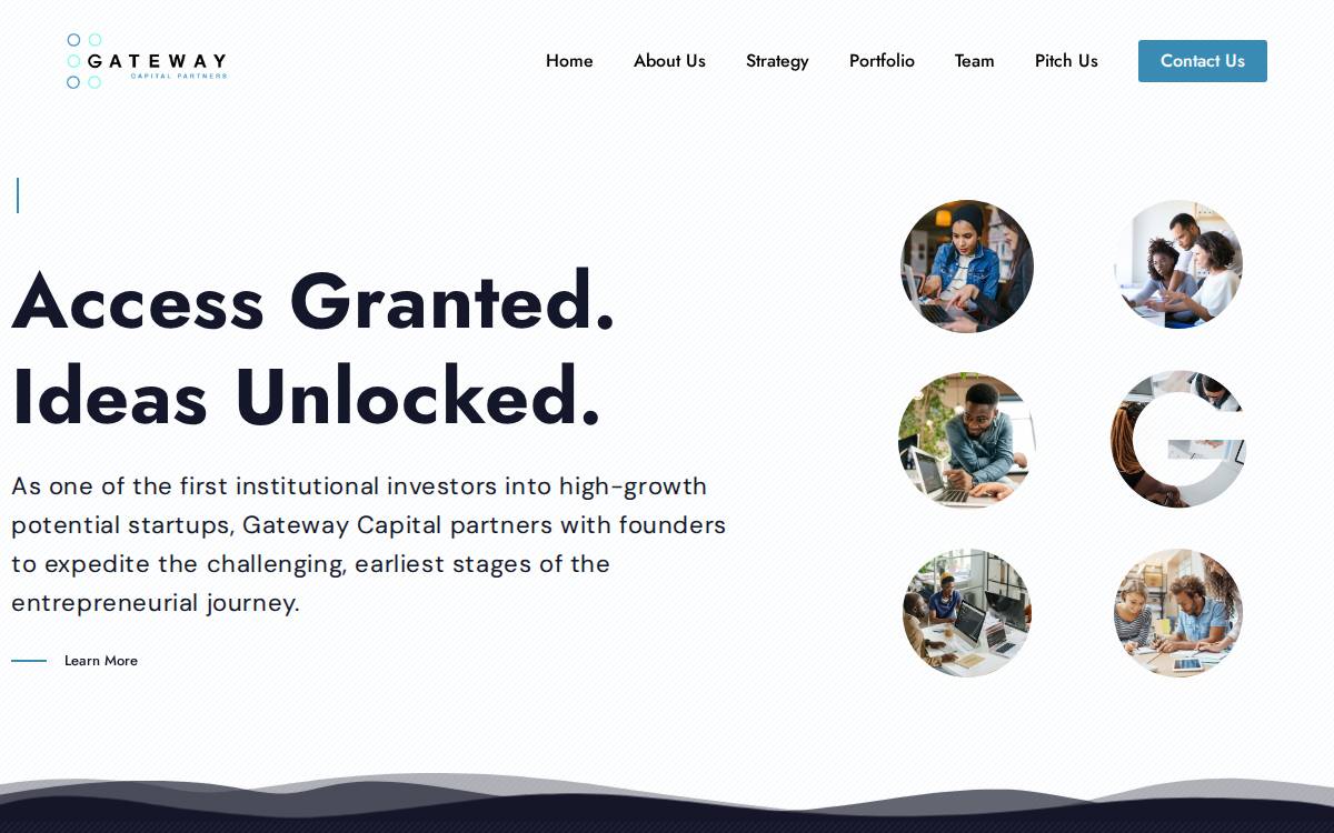 Gateway Capital Partners website preview