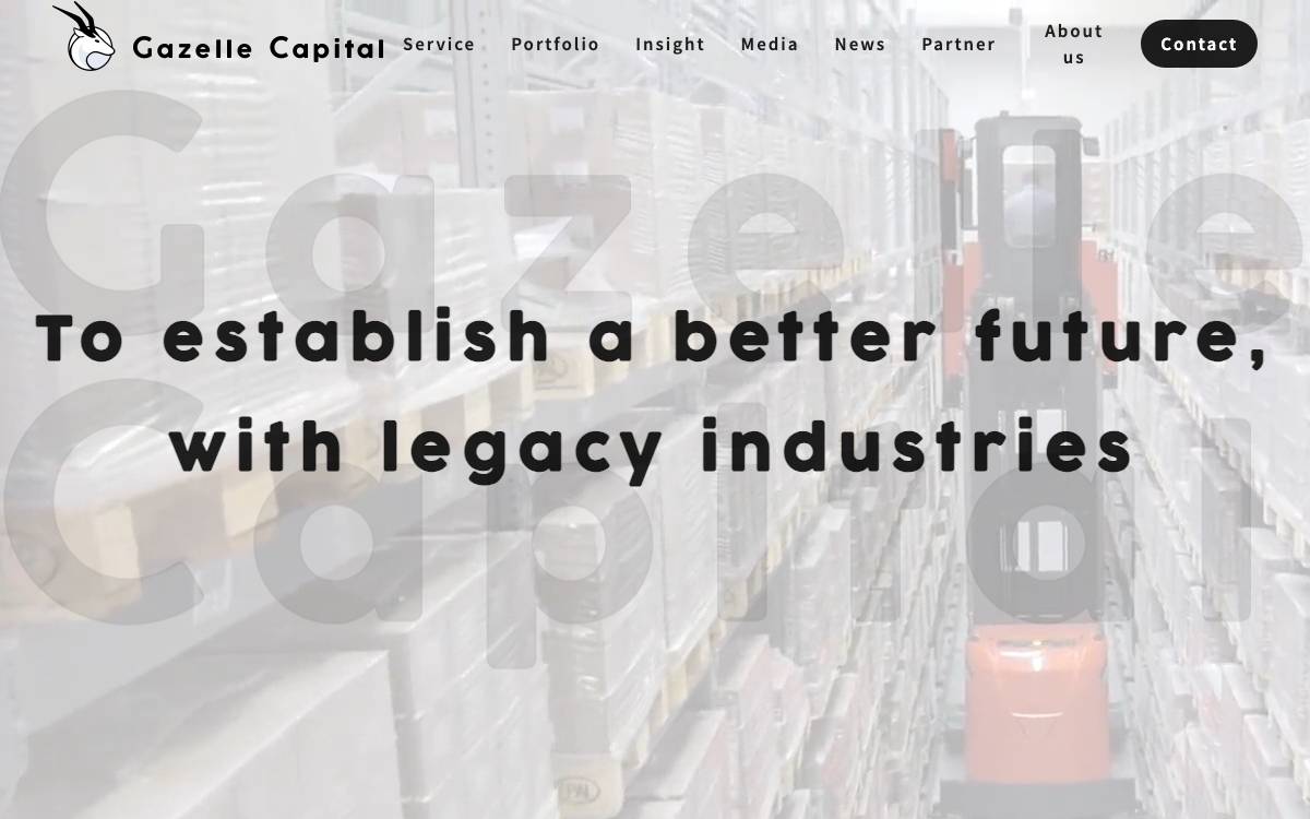 Gazelle Capital website preview