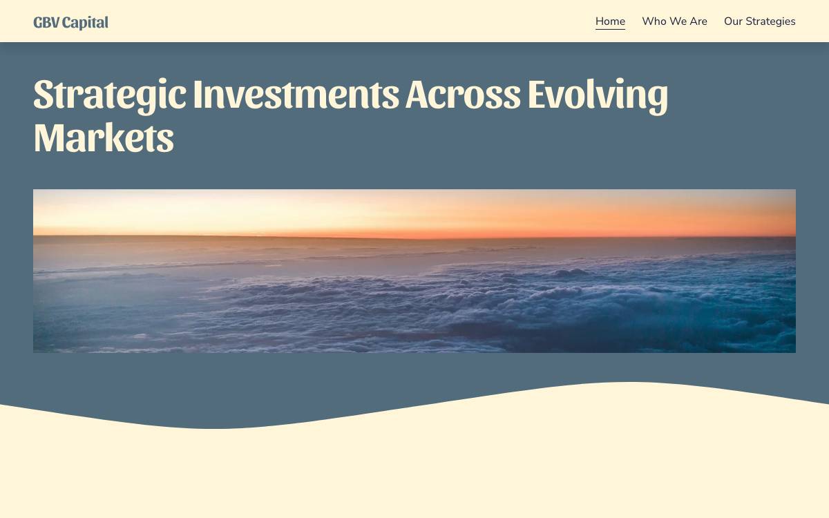 GBV Capital website preview