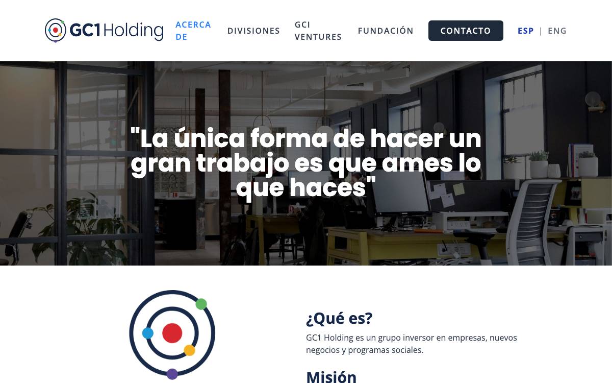 GC1 Ventures website preview