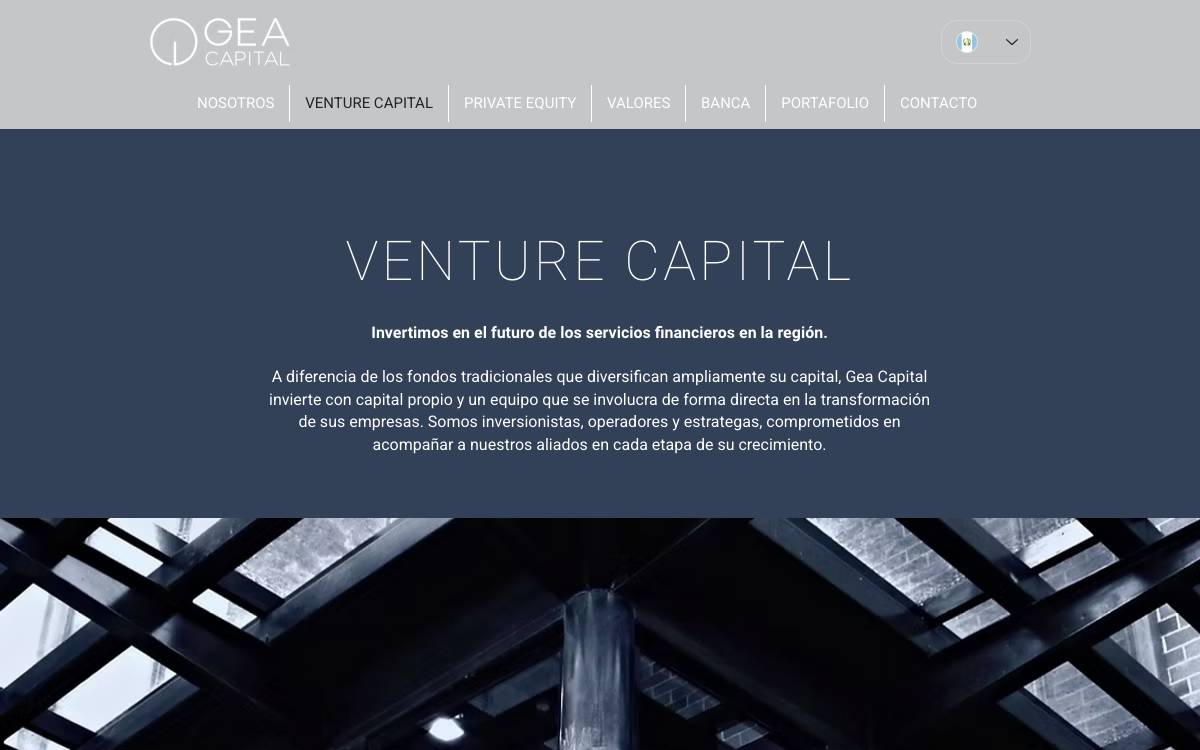 GEA Capital website preview