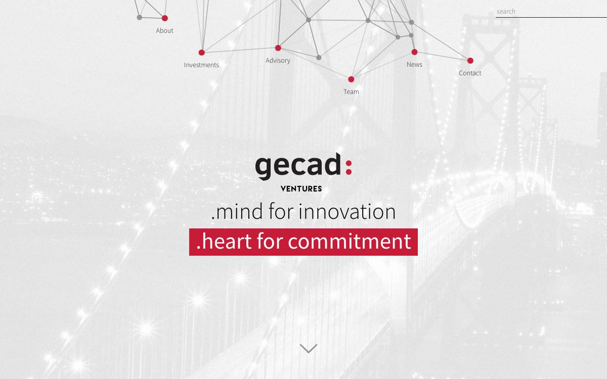 Gecad Ventures website preview