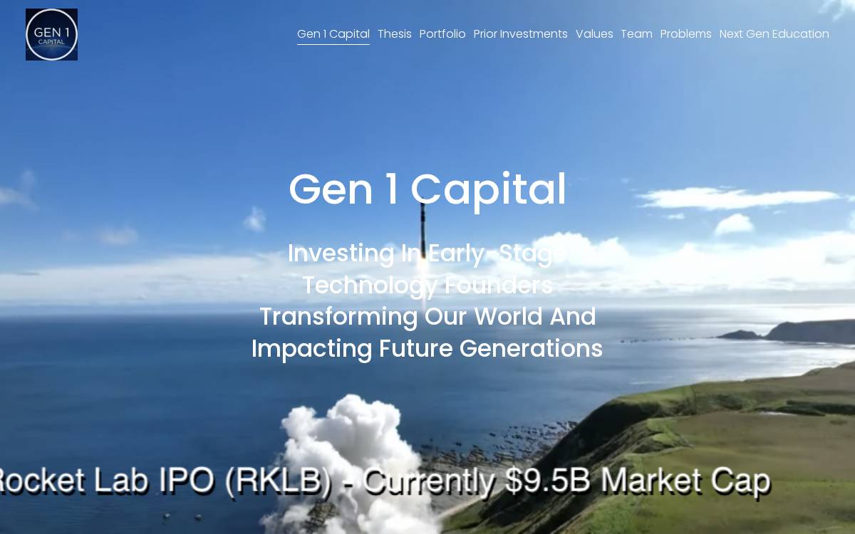 Gen Capital website preview