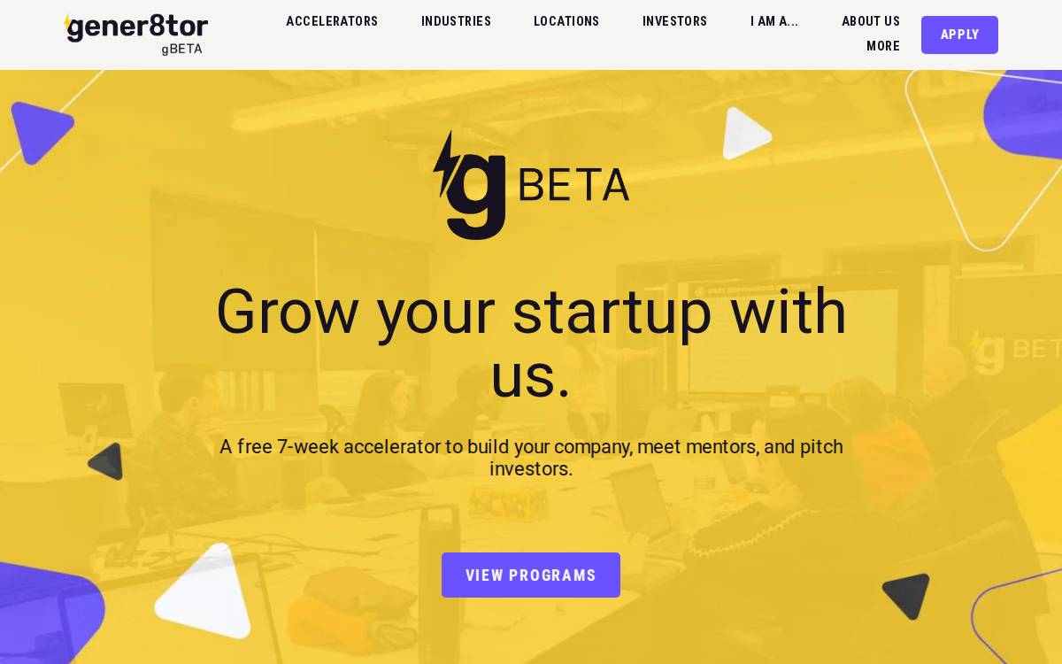 gener8tor website preview