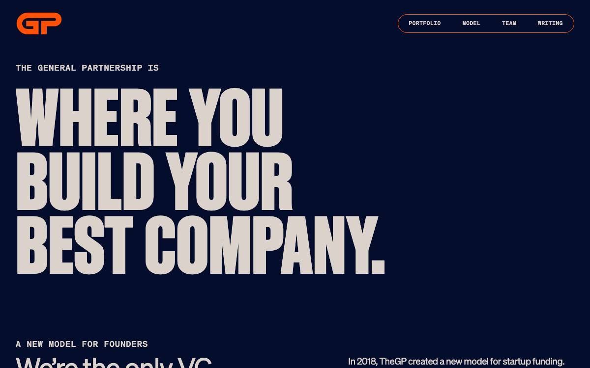 General Partnership website preview