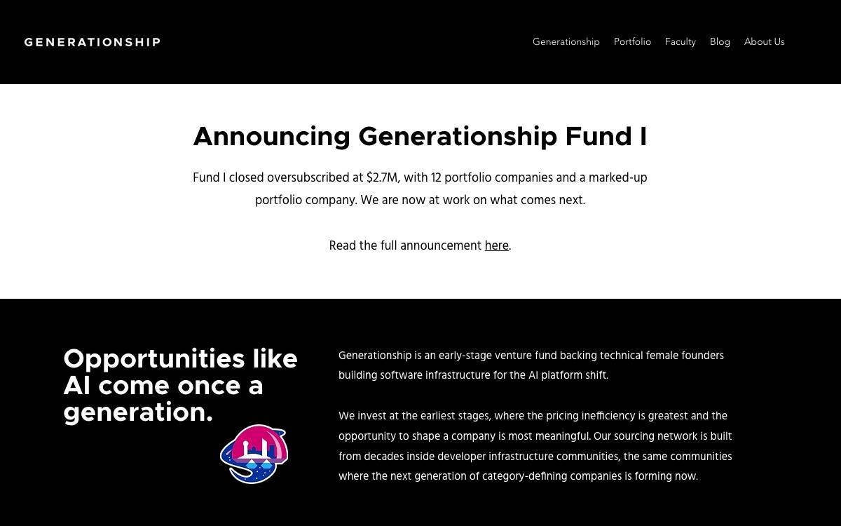 Generationship website preview