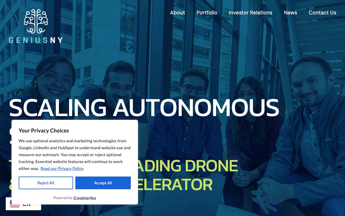 GENIUS NY website preview