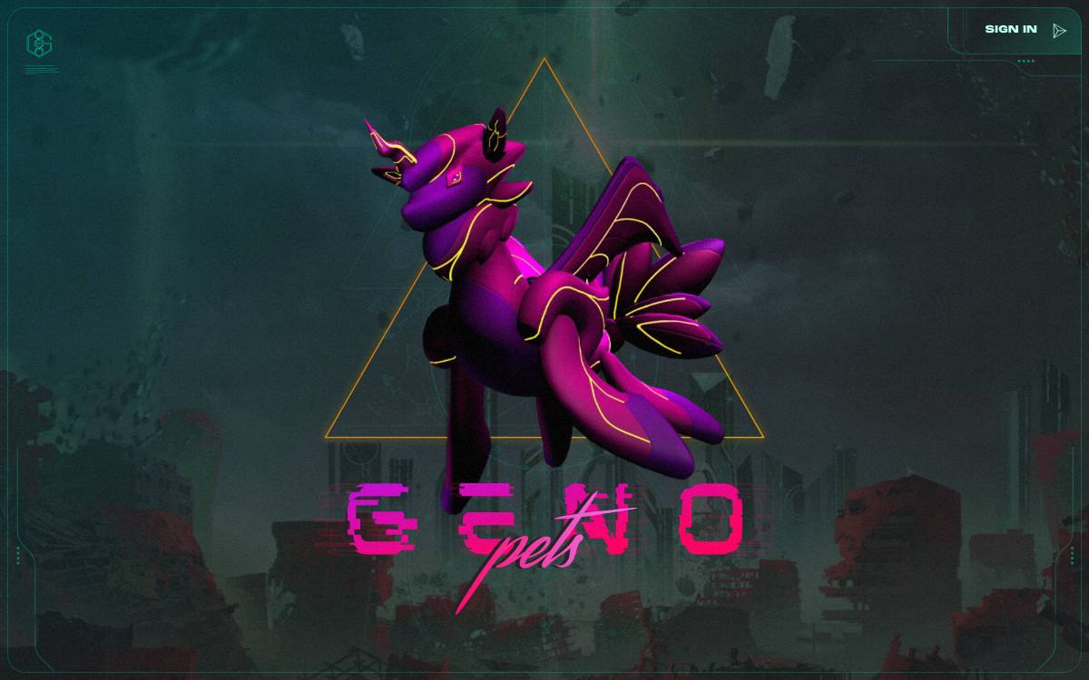 Genopets website preview