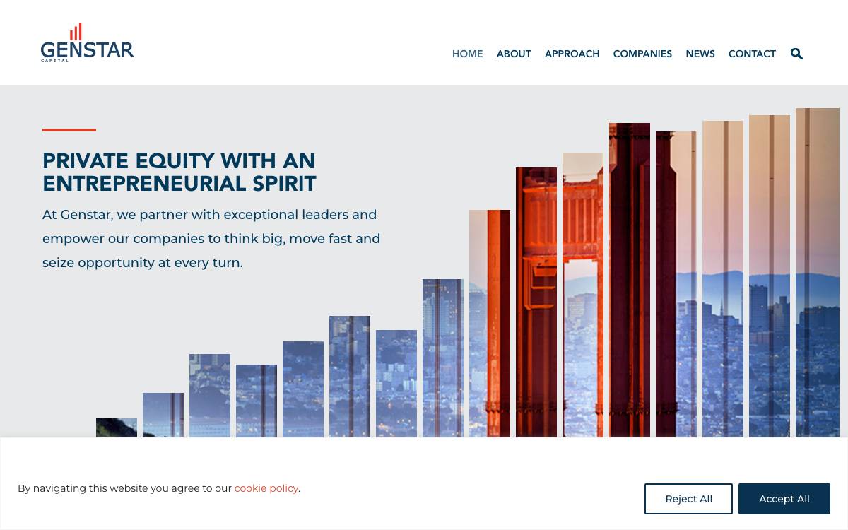 Genstar website preview