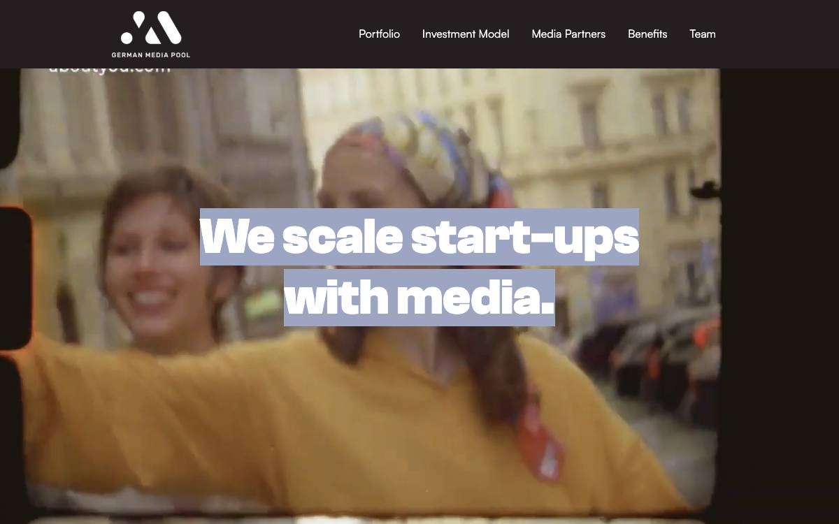 German Media Pool website preview