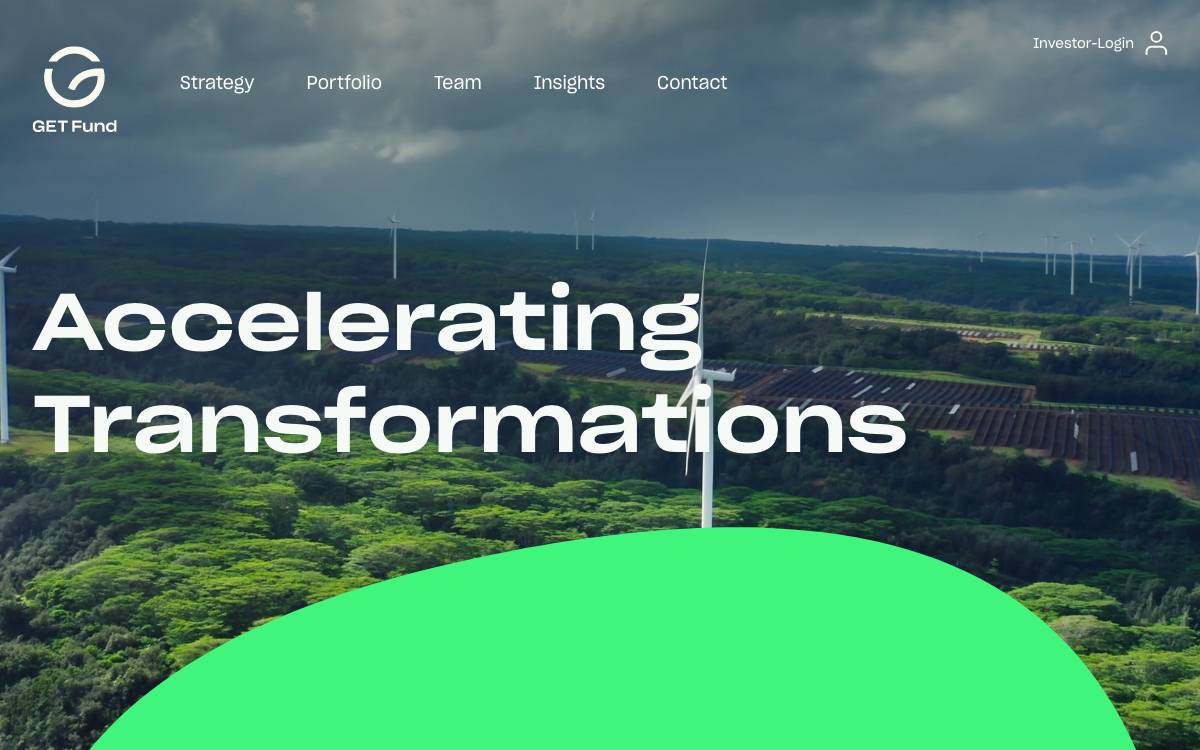 GET Fund website preview