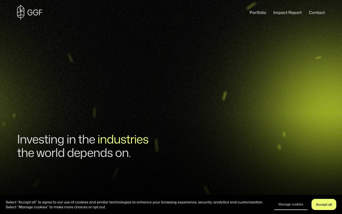 GGF website preview