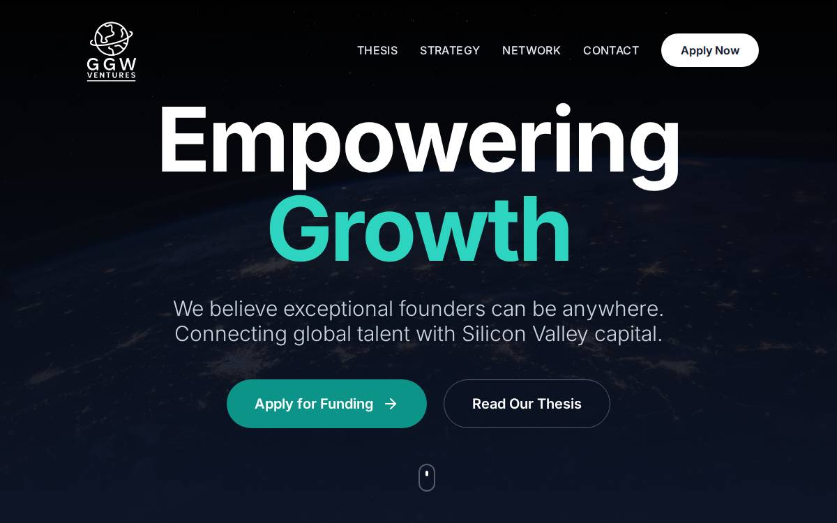 GGW Ventures website preview
