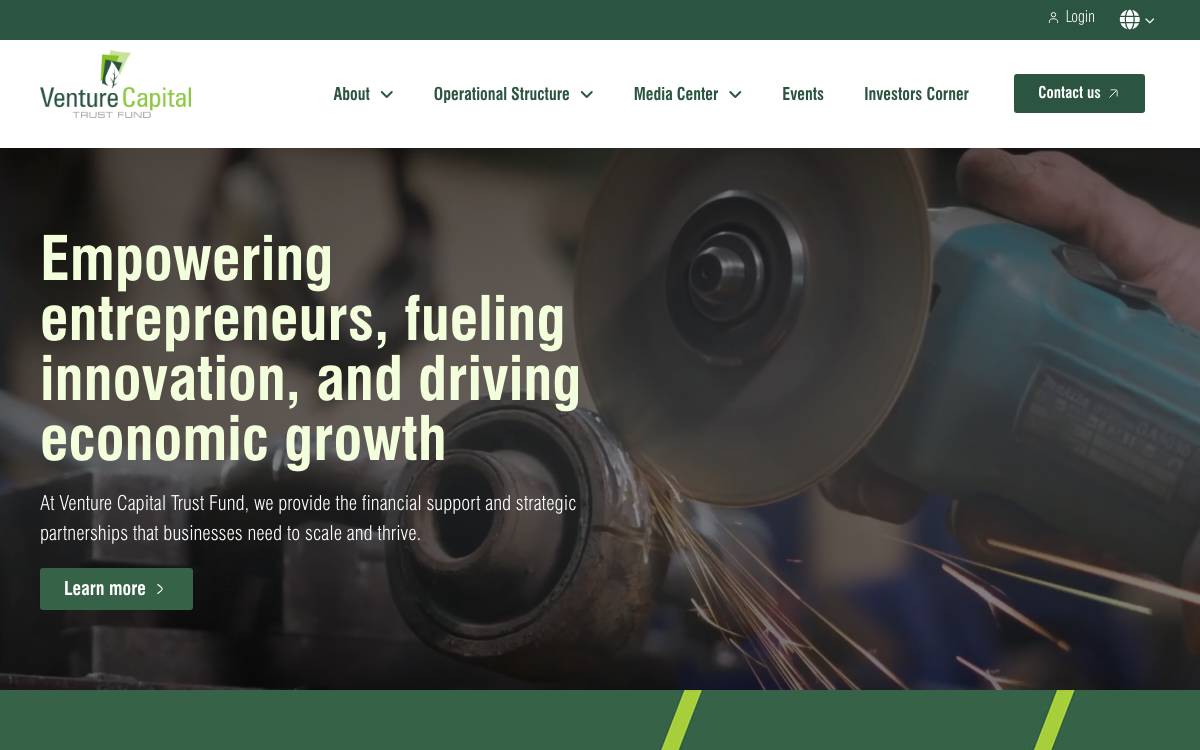 Ghana Venture Capital Trust Fund website preview