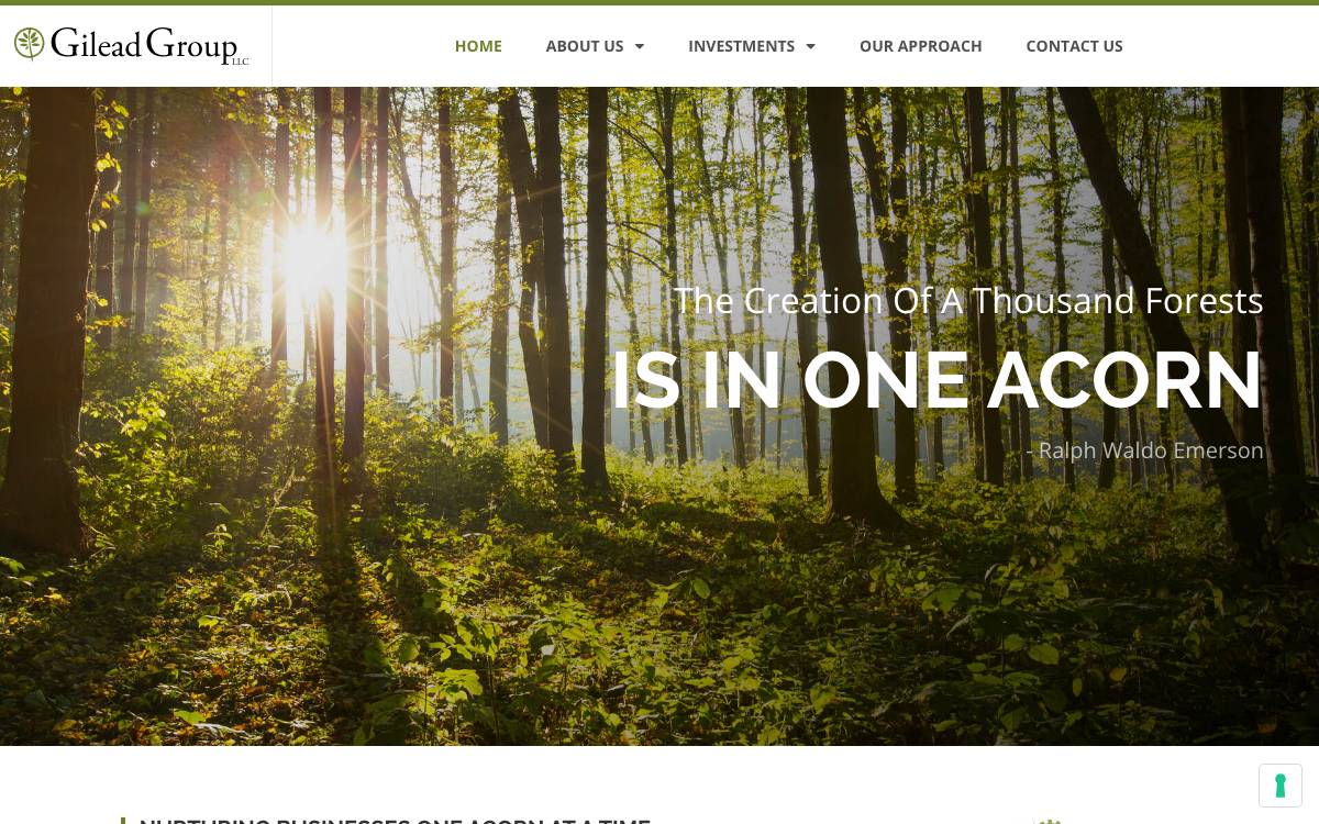 Gilead Group website preview