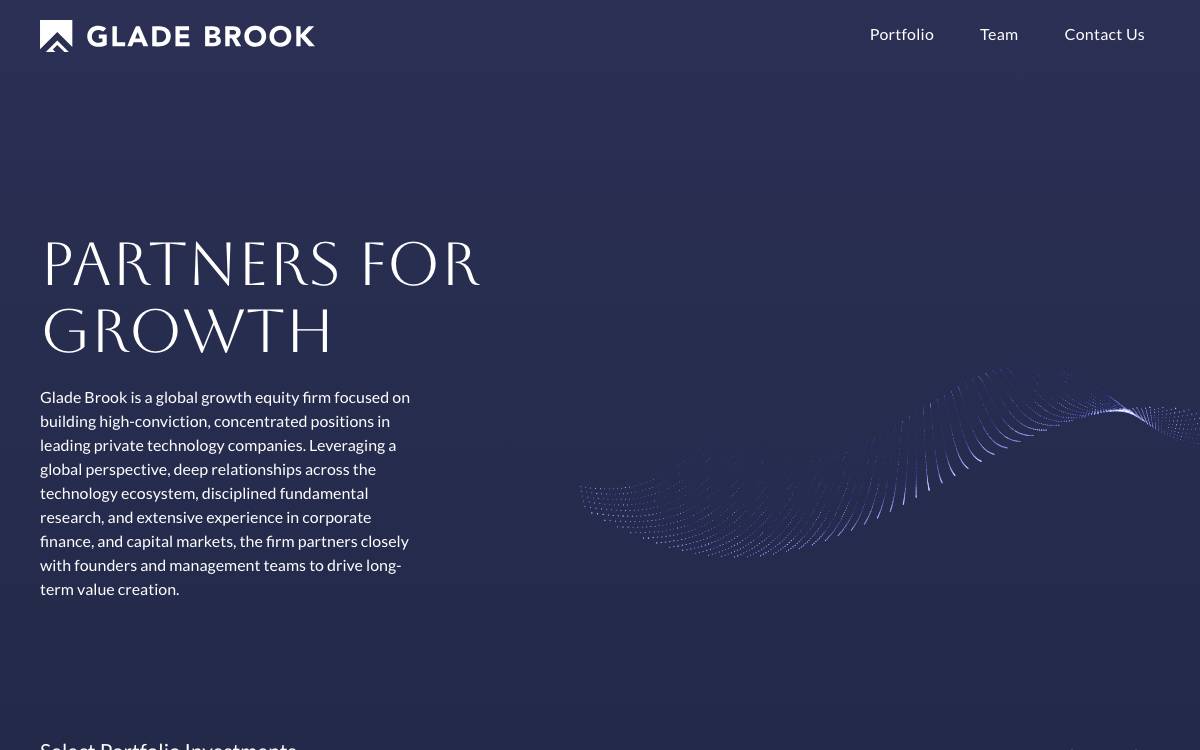 Glade Brook Capital Partners website preview