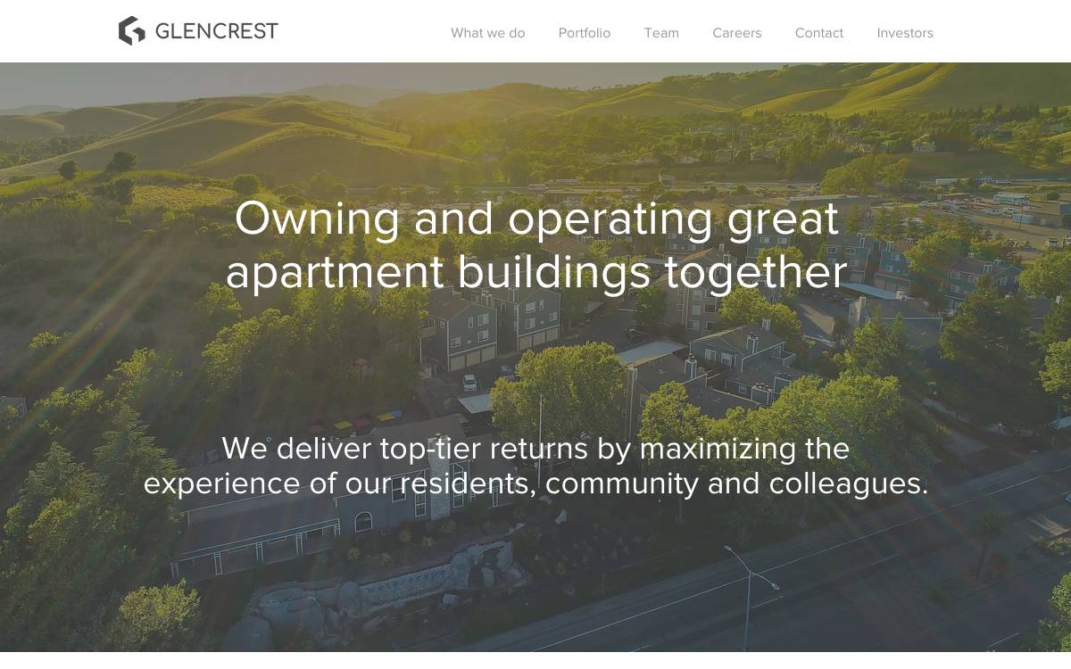 Glencrest Group website preview
