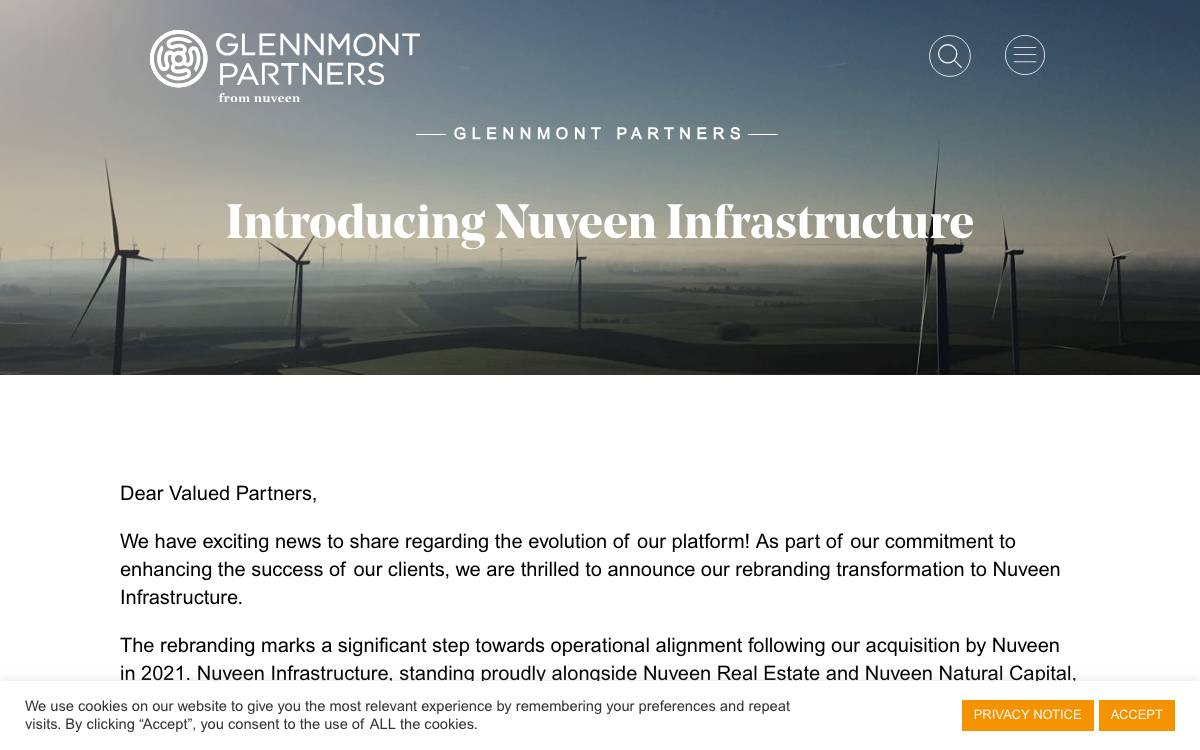 Glennmont Asset website preview