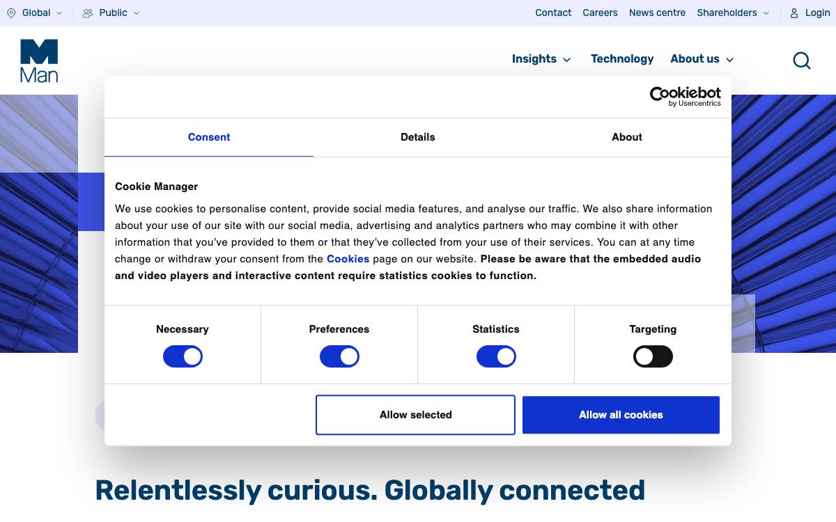 GLG Partners website preview