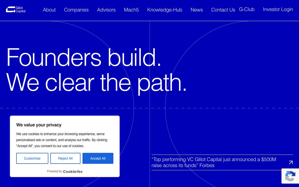 Glilot Capital Partners website preview