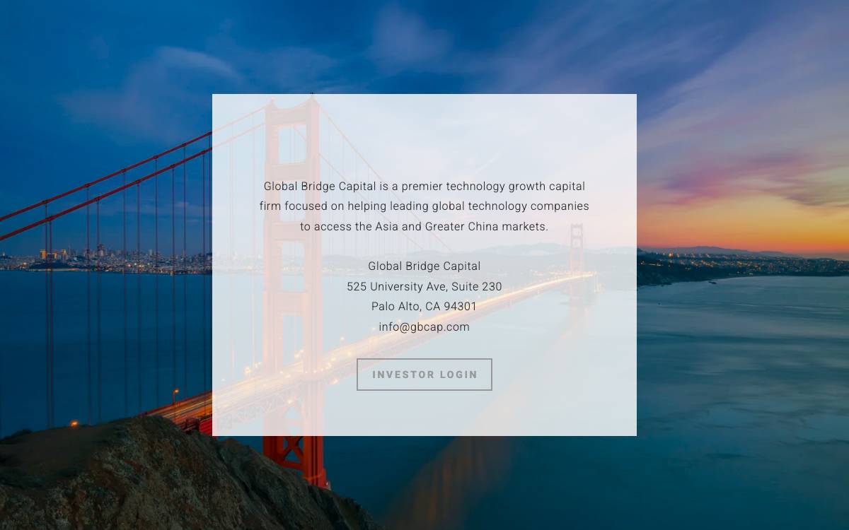 Global Bridge Capital website preview
