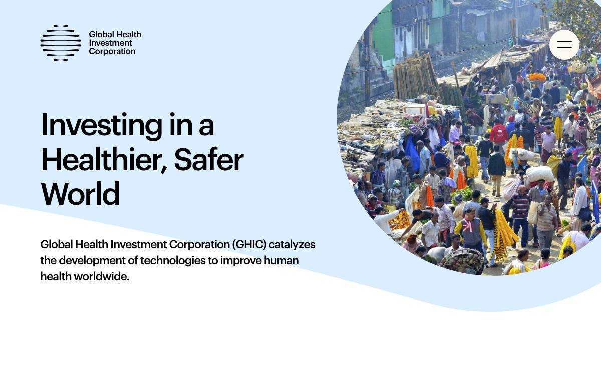 Global Health Investment Fund website preview