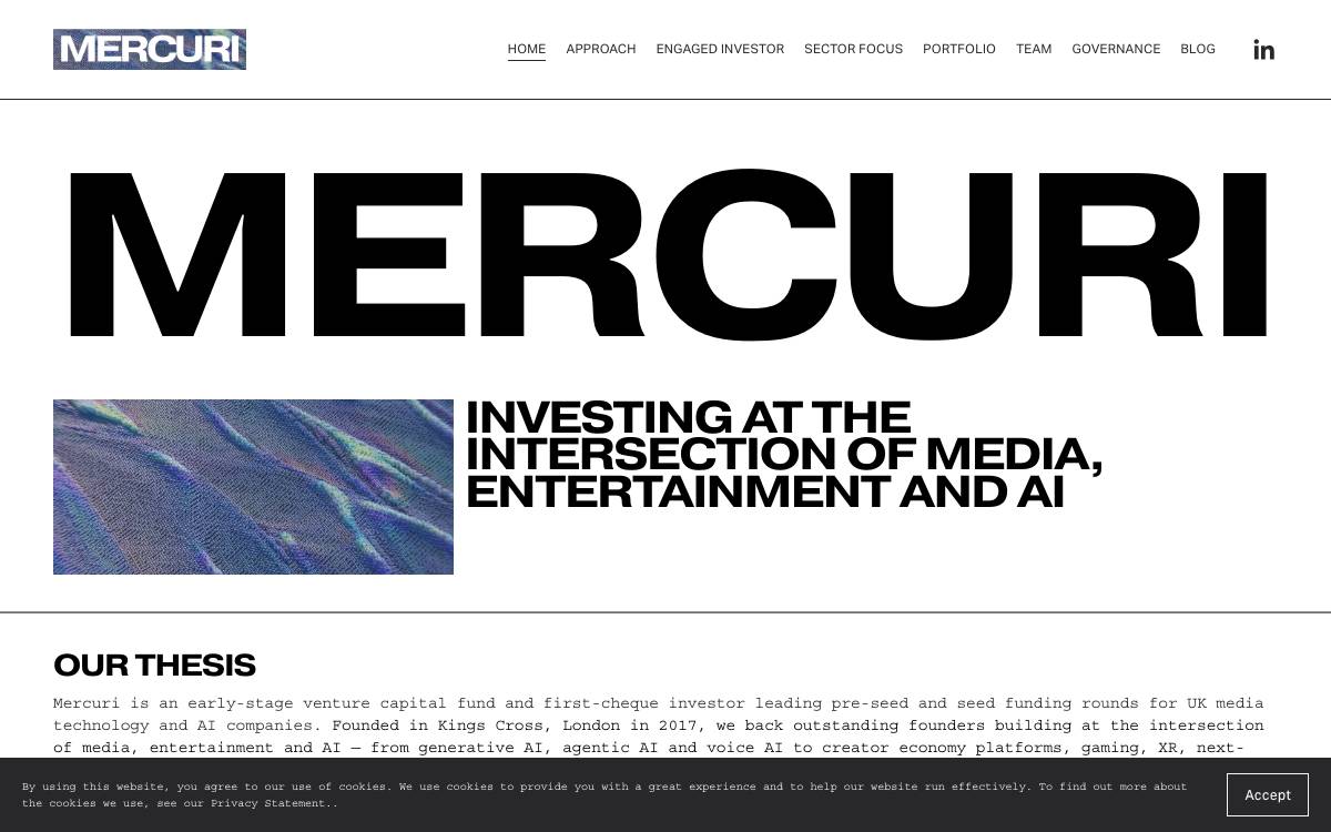 GMG Ventures website preview