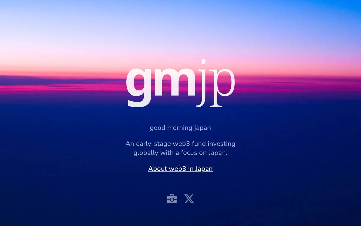 gmjp (good morning japan) website preview