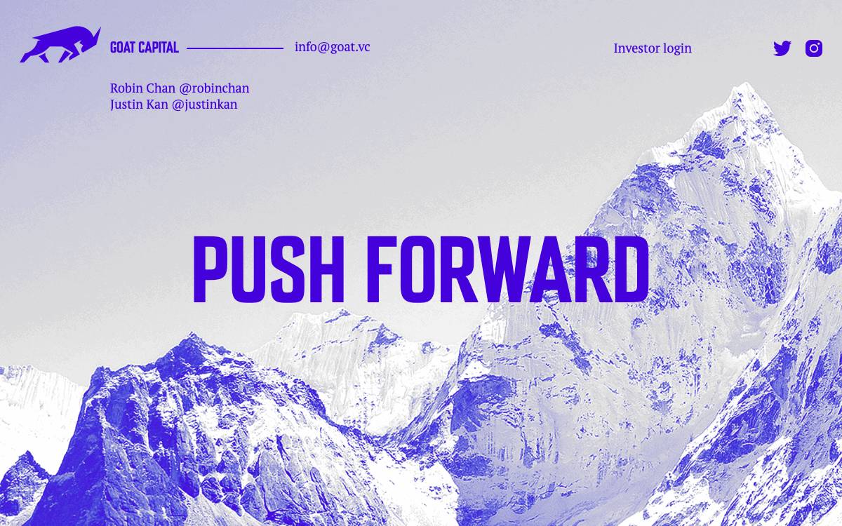 Goat Capital website preview