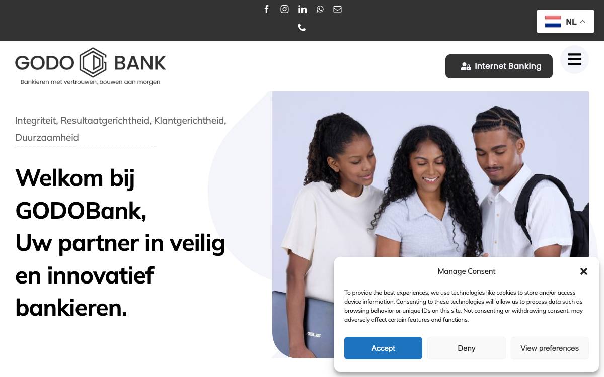 Godo website preview
