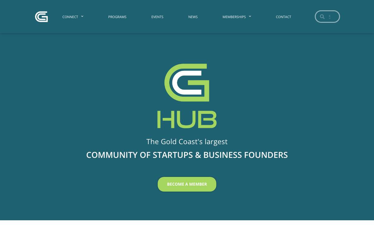 Gold Coast Innovation Hub website preview