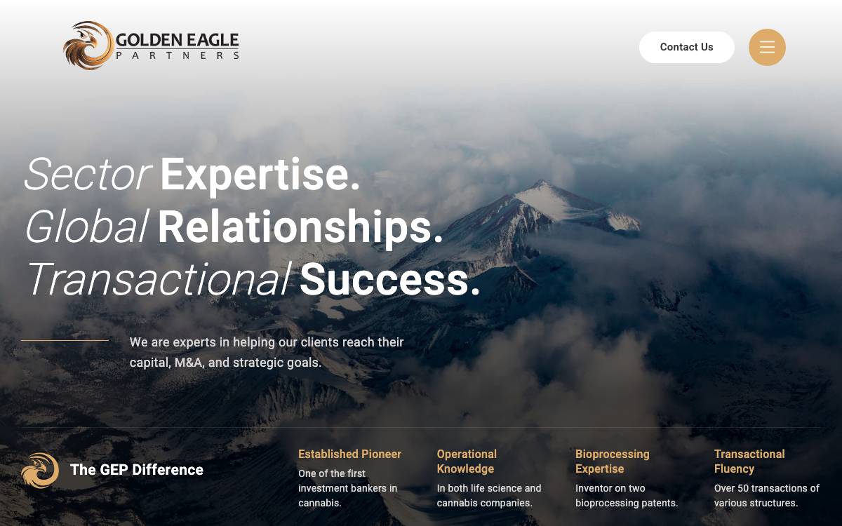 Golden Eagle website preview