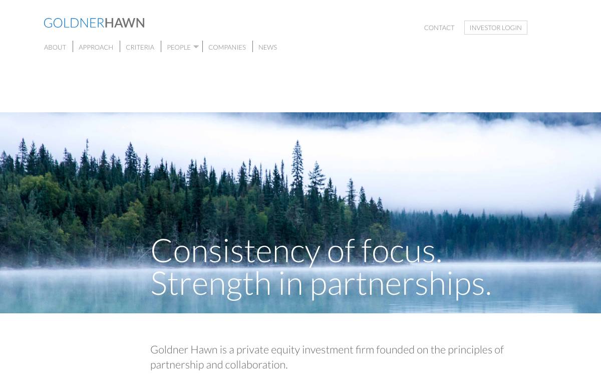 Goldner Hawn website preview
