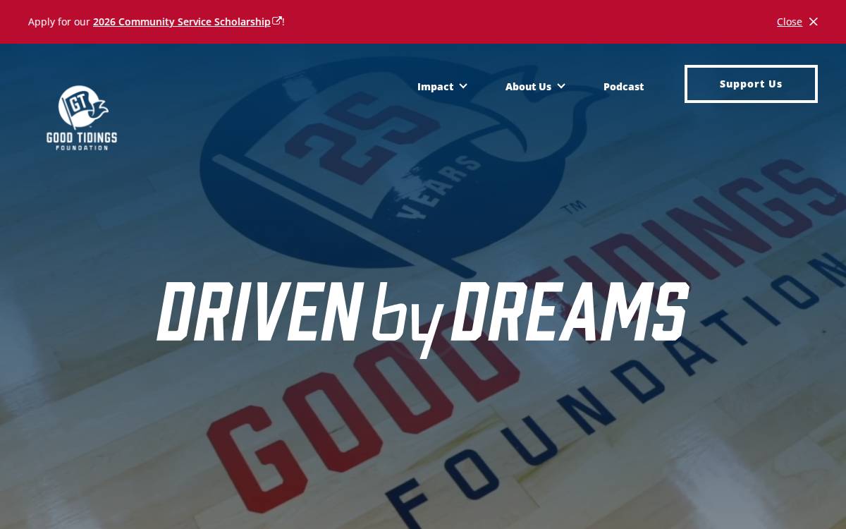 Good Tiding Holding website preview