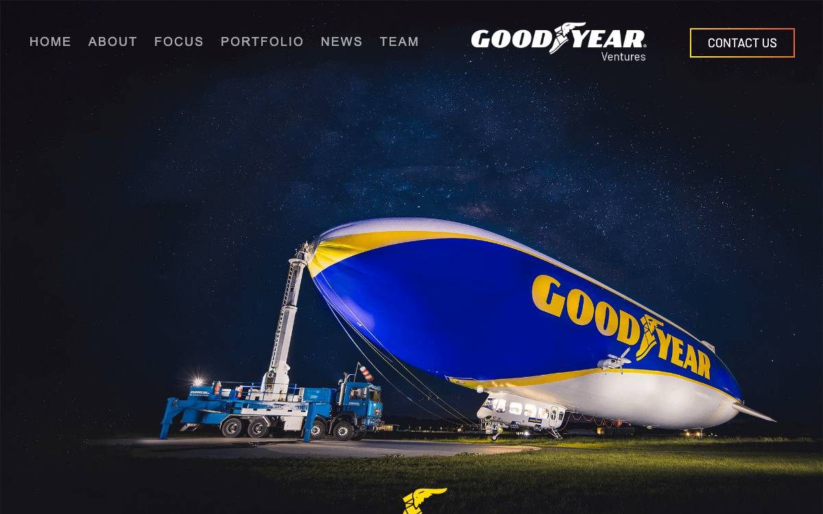 Goodyear Ventures website preview