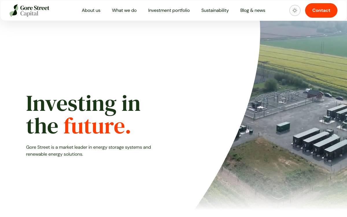 Gore Street Investment website preview