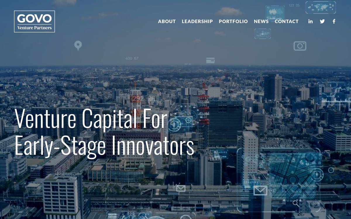 GOVO Venture Partners website preview